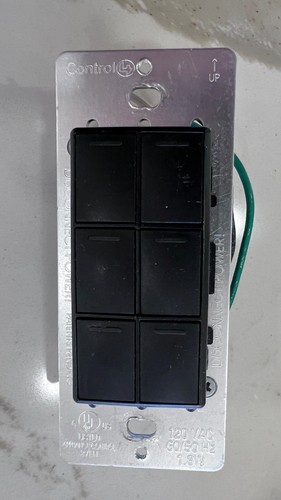 Control4 black button - control4, keypad