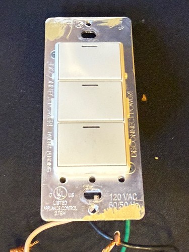 Control4 light almond - 3, button