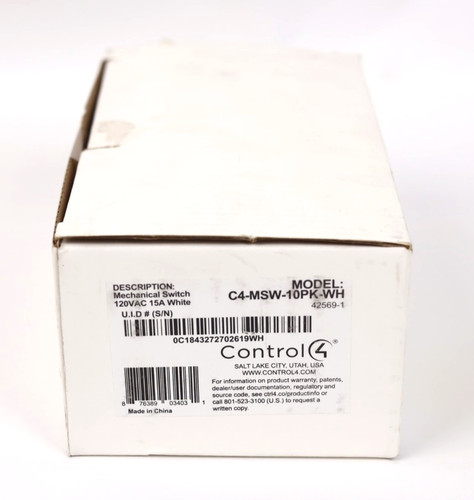 Lot control4 msw - lot, c4-msw-wh