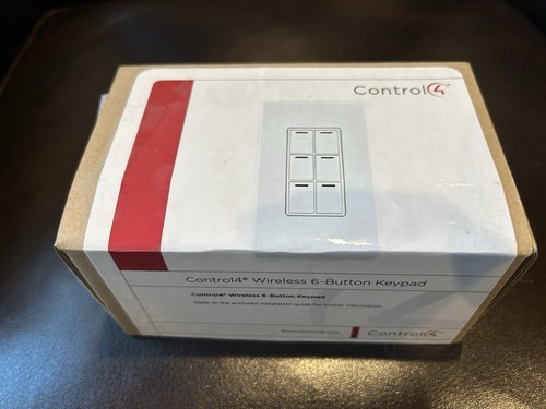 Control4 control kp6 - 4, c4-kp6-z-wh