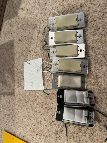 Lot control4 keypads - 7x,